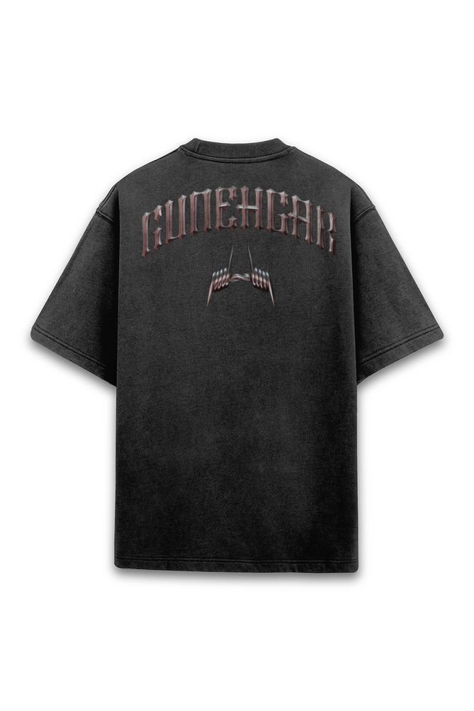 GUNEHGAR - ACID WASH OVERSIZED T-SHIRT